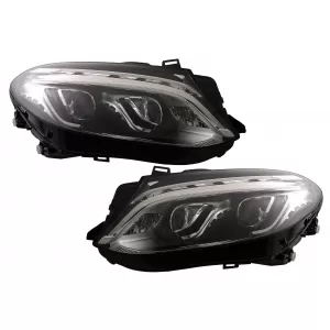image-41-Teljes LED fényszóró Mercedes M-osztály W166 (2012-2015) modellekhez, GLE dizájnra alakító