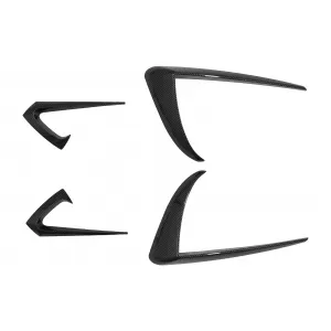 Aero Body Kit Extension suitable for Tesla Model 3 (2017-up) Carbon Look