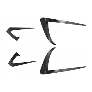 Aero Body Kit Extension suitable for Tesla Model 3 (2017-up) Carbon Look