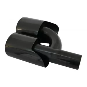 Ornamente compatibil cu sistemul de evacuare Mercedes C-Class E-Class S-Class CLS SL SLK W204 W211 W221 W219 E63 C63 Design Negru-image-6087860