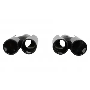 Auspuff Schalldämpfer Tipps für BMW E60 E90 E92 E93 F10 F30 M3 M5 M6 Look Glänzend schwarz-image-6087592