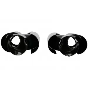 Auspuff Schalldämpfer Tipps für BMW E60 E90 E92 E93 F10 F30 M3 M5 M6 Look Glänzend schwarz-image-6087596