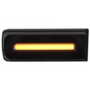 Stopuri Full LED compatibil cu Mercedes G-Class W463 (2008-2017) Facelift 2018 Design LED Dinamic Secvential Negru-image-6086663