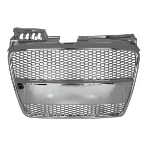 image-44-Jelvény nélküli hűtőrács Audi A4 B7 Limousine/Avant/Cabrio (2004-2009), RS4 Dizájn, króm