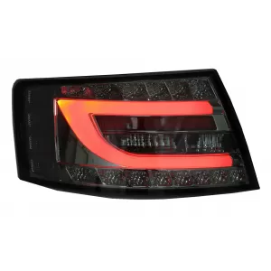 BARRE LED Feux arrières pour Audi A6 C6 4F Berline 04.2004-2008 6 PIN Fumée-image-6084943