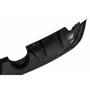 Difuzor Bara Spate Negru Lucios cu Sistem de evacuare complet compatibil cu VW Golf 6 VI Hatchback (2008-2012) R20 Look doar pentru bara standard-image-6085328