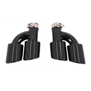 Rear Bumper Valance Diffuser suitable for Audi A4 B9 8W Facelift (2020-) only S-line RS Design