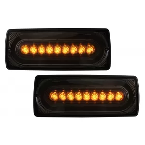 Teljes LED hátsó lámpa Mercedes G-osztály W463 (1989-2017), dinamikus irányjelző, füst-image-6086009