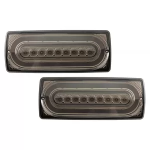 Teljes LED hátsó lámpa Mercedes G-osztály W463 (1989-2017), dinamikus irányjelző, füst-image-6086011