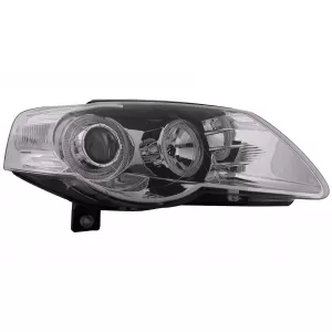Faruri Angel Eyes compatibil cu VW Passat B6 3C (03.2005-2010) Crom LHD sau RHD-image-6093550