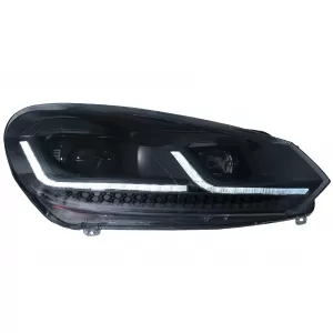LED Scheinwerfer für VW Golf 6 VI 2008-2013 Facelift G7.5 Look Fließend Dynamisch Linkslenker-image-6088134