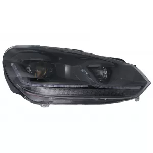 LED Scheinwerfer für VW Golf 6 VI 2008-2013 Facelift G7.5 Look Fließend Dynamisch Linkslenker-image-6088145