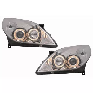 image-12-Фарове Angel Eyes подходящи за Opel Vectra C / Signum Facelift (09.2005-2008) Хром