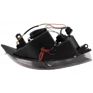 Angel Eyes Headlights suitable for BMW 1 Series E81 E82 E87 E88 (2004-2011) Black