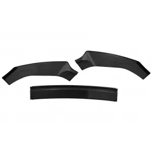 Front Bumper Lip Extension Spoiler with Rear Bumper Extension Splitter suitable for VW Golf 7.5 GTI (2017-2020) Black