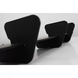 Front Bumper Lip Extension Spoiler with Rear Bumper Extension Splitter suitable for VW Golf 7.5 GTI (2017-2020) Black