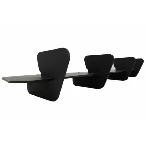 Front Bumper Lip Extension Spoiler with Rear Bumper Extension Splitter suitable for VW Golf 7.5 GTI (2017-2020) Black