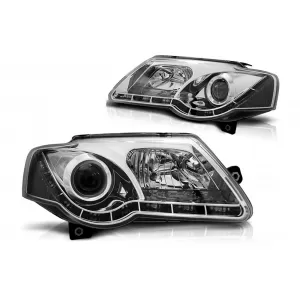 image-46-LED DRL fényszórók VW Passat B6 3C (03.2005-2010) típushoz, króm