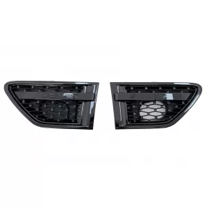 Gitter & Seitenschlitze für Rover Sport L320 Facelift 09-13 Autobiography Look Schwarz-image-6087839