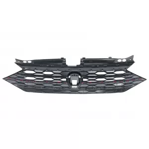 Frontstoßstange Gitter Lippe Erweiterungsspoiler für VW Jetta Mk7 2019-2020 GLI Look-image-6087519