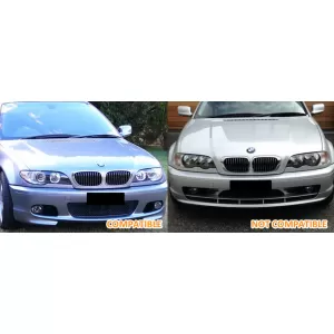 Grile Centrale compatibil cu BMW 3 Series E46 Coupe Cabrio Facelift (2003-2005) Negru Lucios M Design-image-6090144