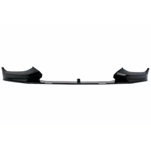 Front Bumper Lip Spoiler suitable for BMW 1 Series F20 F21 LCI (2015-2019) with Rear Bumper Spoiler Valance Diffuser and Side Skirts Extensions Hatchback M Sport Piano Black