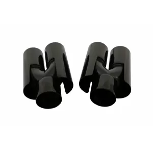 Heckstoßstange für BMW 3 E92 Coupe E93 Cabrio 2006-2010 Tipps Glänzend schwarz M3 Look-image-6087755