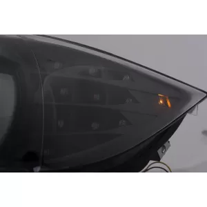 3D Angel Eyes LED DRL Xenon Headlights suitable for BMW 3 Series E90 E91 LCI (2008-2011) Black