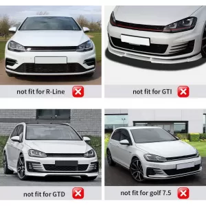Nebelscheinwerfer-Projektoren passend für VW Golf 7 VII 2013-2017 Halogenlampen-image-6089505
