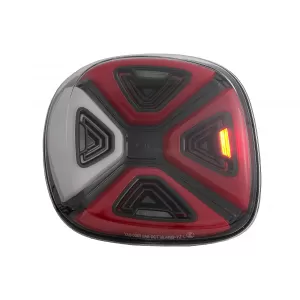 Hátsó lámpa szett Smart ForTwo C453 A453 ForFour W453 (2014-2019), dinamikus irányjelzővel, piros-átlátszó-image-6089522