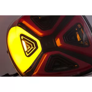 Hátsó lámpa szett Smart ForTwo C453 A453 ForFour W453 (2014-2019), dinamikus irányjelzővel, piros-átlátszó-image-6089525