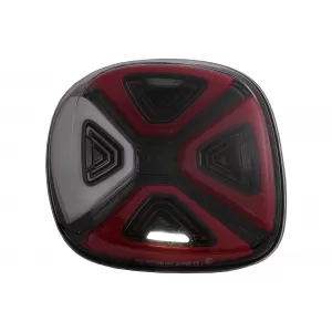 Hátsó lámpa szett Smart ForTwo C453 A453 ForFour W453 (2014-2019), dinamikus irányjelzővel, piros-átlátszó-image-6089526