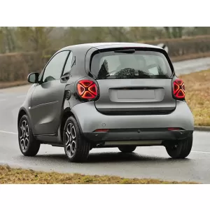 Hátsó lámpa szett Smart ForTwo C453 A453 ForFour W453 (2014-2019), dinamikus irányjelzővel, piros-átlátszó-image-6089608
