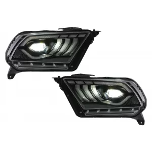Full LED Scheinwerfer für Ford Mustang V 10-14 Dynamisch Sequentiell Drehen Hell-image-6089481