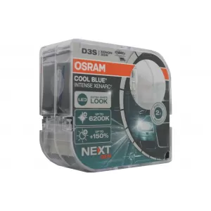 OSRAM XENARC COOL BLUE INTENSE NEXT GEN D3S HID Xenon Lamp 66340CBN-HCB Hard core box (2 Units)-image-6088730