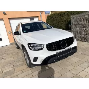Gitter für Mercedes GLC X253 C253 Facelift 20+ GTR Panamericana Look Alles schwarz-image-6090360