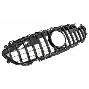 Central Grille Suitable for Mercedes CLS-Class C257 (2018-up) GTR Design Piano Black