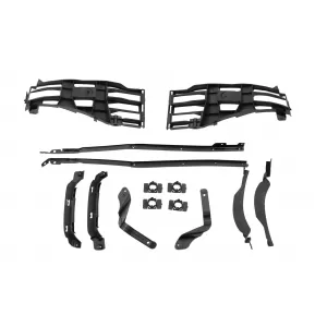 Heckstoßstange Diffusor Auspuff Tipps Schwarz für Mercedes S W221 2005-2013 S65 Design-image-6088507