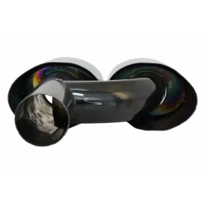 Heckstoßstange Diffusor Auspuff Tipps Schwarz für Mercedes S W221 2005-2013 S65 Design-image-6088518