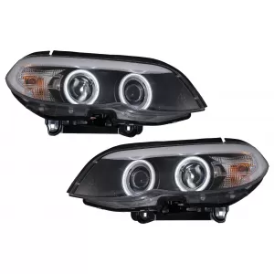 image-45-Xenon fényszóró CCFL Angel Eyes BMW X5 E53 (11.2003-2006) modellekhez, fekete