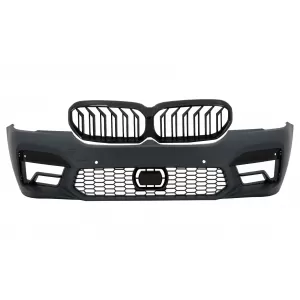 Bodykit für BMW 5er G30 LCI 2020+ M5 Look Gitter Seitenschweller Schalldämpfer Tipps-image-6090716