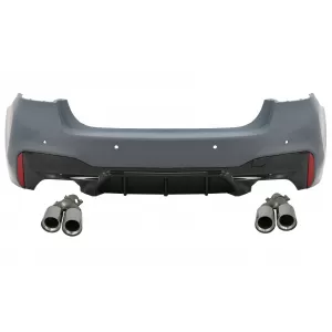 Bodykit für BMW 5er G30 LCI 2020+ M5 Look Gitter Seitenschweller Schalldämpfer Tipps-image-6090722