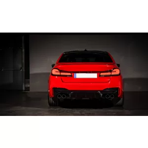 Bodykit für BMW 5er G30 LCI 2020+ M5 Look Gitter Seitenschweller Schalldämpfer Tipps-image-6090744