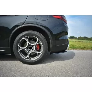 Heckstoßstangen Seitensplitter Finnen Für Alfa Romeo Stelvio 949 2016-2020 Schwarz-image-6093206
