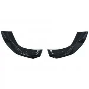 Rear Bumper Side Splitters Fins suitable for Mercedes A-Class W177 A35 A45 Hatchback (2018-up) Piano Black