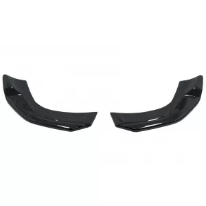 Rear Bumper Side Splitters Fins suitable for Mercedes A-Class W177 A35 A45 Hatchback (2018-up) Piano Black