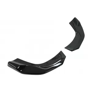 Rear Bumper Side Splitters Fins suitable for Mercedes A-Class W177 A35 A45 Hatchback (2018-up) Piano Black