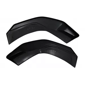 Rear Bumper Side Splitters Fins suitable for Mercedes A-Class W177 A35 A45 Hatchback (2018-up) Piano Black