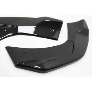 Rear Bumper Side Splitters Fins suitable for Mercedes A-Class W177 A35 A45 Hatchback (2018-up) Piano Black
