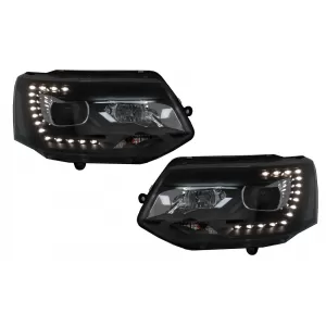 image-55-LED DRL Dayline fényszóró VW Transporter T5 (2010-2015) modellekhez, fekete